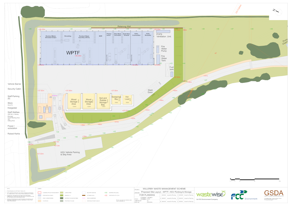 Willerby site plan